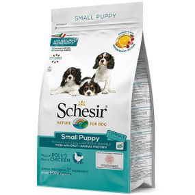 Корм Schesir Dog Small Puppy сухий з куркою для цуценят малих порід 2 кг
