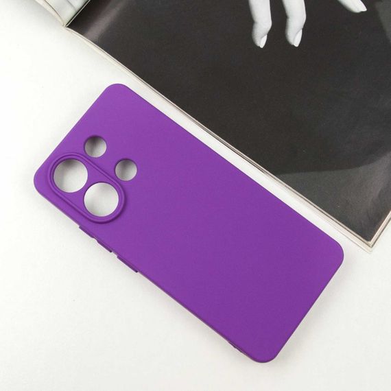 Чехол Silicone Cover Lakshmi Full Camera (AA) для Xiaomi Redmi Note 13 5G Фиолетовый / Purple | Зображення 1
