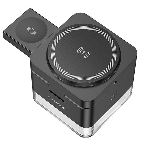 БЗП BOROFONE BQ34 Square 3in1 15W Black | Зображення 4