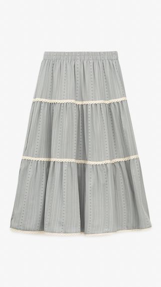 Спідниця кежуал з візерунком жіноча GENUA 6359 One Size Джинсовий shop (2000999388354) | Зображення 2