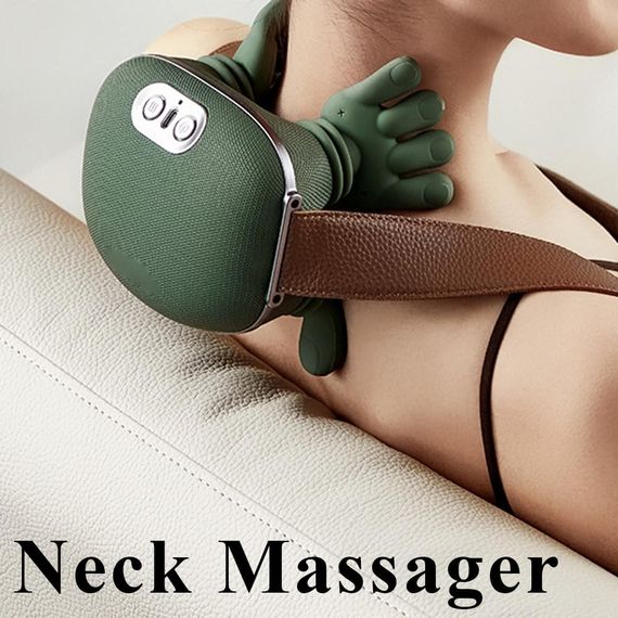 Электрический массажер для шеи и плеч Shoulders & Neck ∙ Профессиональный массажер Shoulders and Neck для спины и шеи с подогревом | Зображення 3
