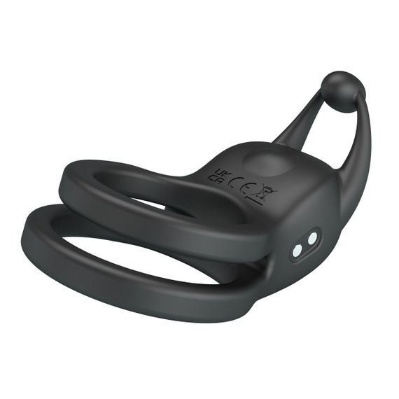 Кільце ерекційне Pretty Love - Goodwin Vibrating Double Penis Ring, BI-210222 Sex Aura | Зображення 4