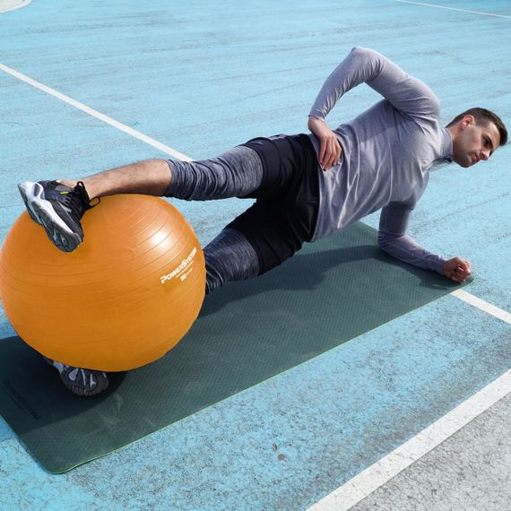 Мяч для фитнеса (фитбол) Павер систем PS-4012 Ø65 cm PRO Gymball Orange | Зображення 9