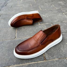 Турецкие мужские мокасины 41 размер 27 см