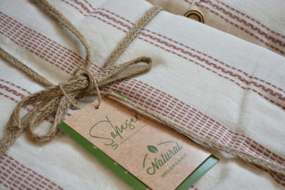 Постільна білизна Saheser Naturel 200 х 220 см Solaris Kiremit | Зображення 4