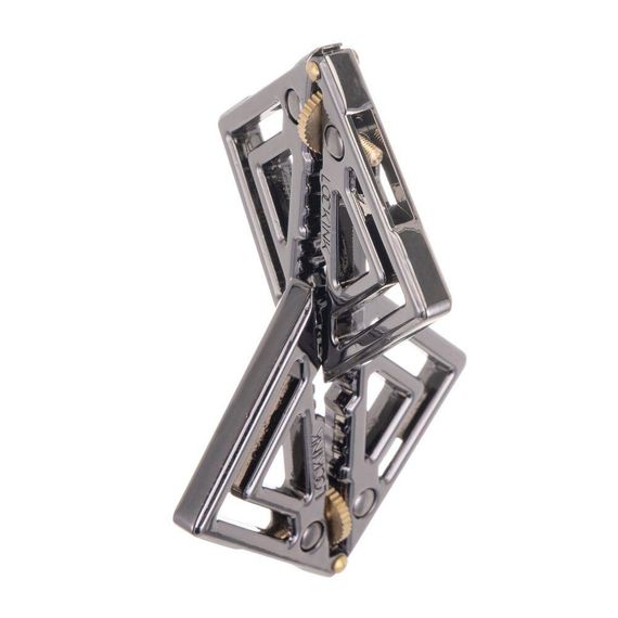Затискачі для сосків із важкою підвіскою LOCKINK Adjustable Nipple Clamps with Heavy Pendant — Grey Sex Aura | Зображення 4