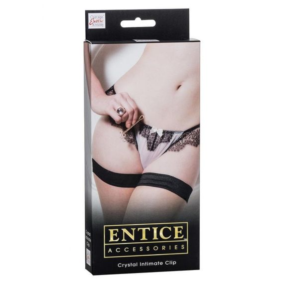 Затискач для клітора із кристалами California Exotic, золотий Sex Aura | Зображення 1