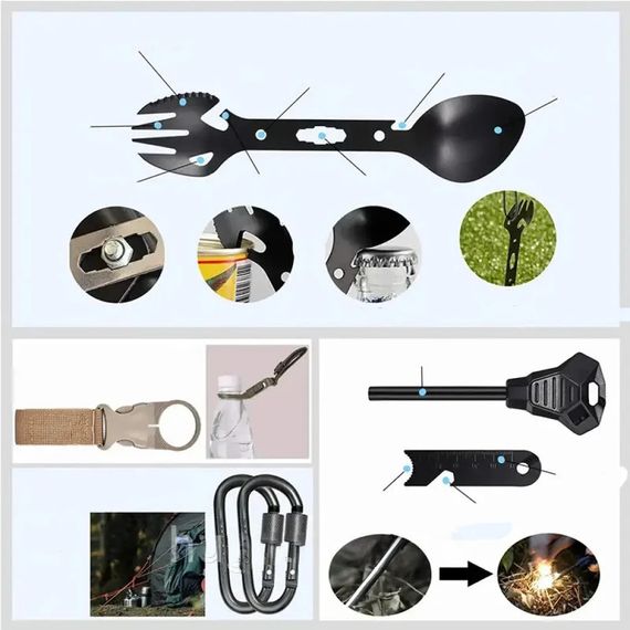 Туристичний набір для пікніка на 4 особи Компактність XPRO 19в1 (234571308_923) | Зображення 2