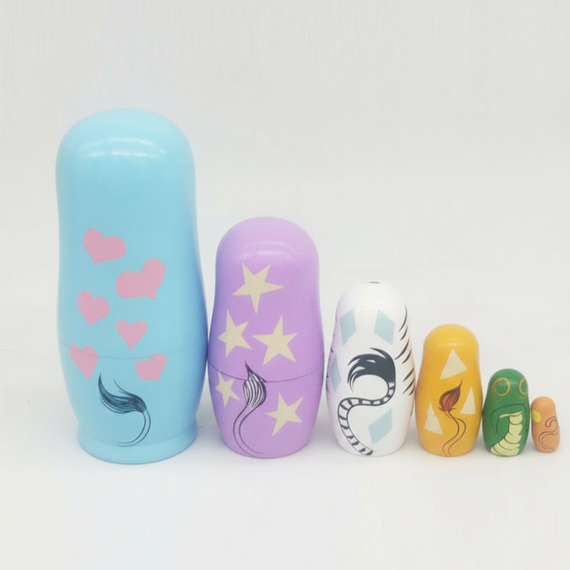 Розвиваюча дерев'яна іграшка-сортер «Тварини» — Набір 6 в 1 (Зоопарк у кишені) | Зображення 3