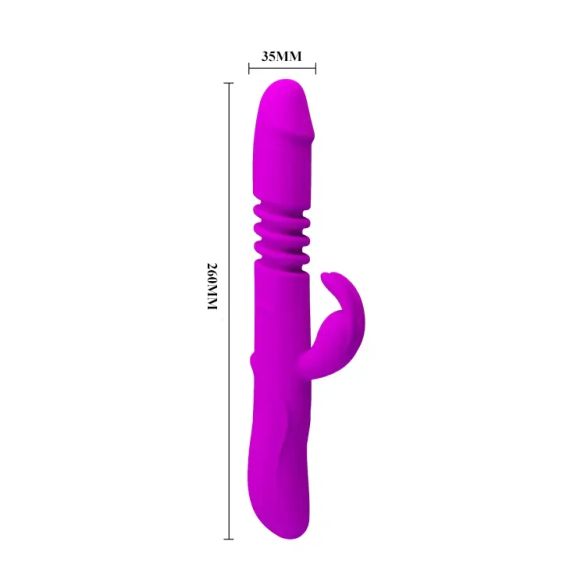 Вібратор – кролик з ротацією WARD (push it) Sex Aura | Зображення 6