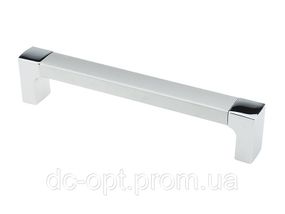 Ручка D-740/192 AL/G2 Алюміній / Хром ДС ОптимаЛайн