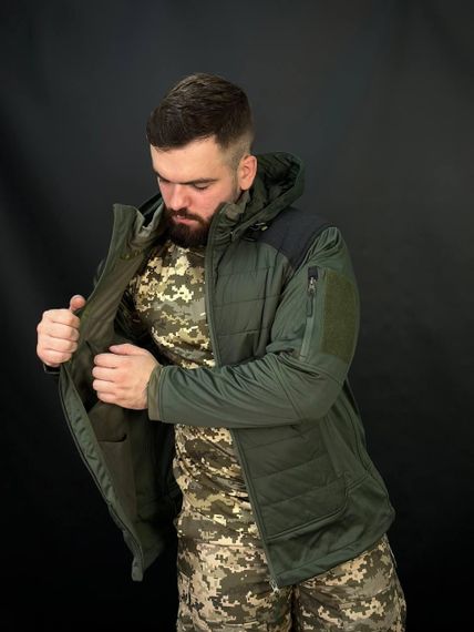 Тактична Полегшена Куртка олива Call Dragon Olive 5.0 🐉 Демісезон | Зображення 6
