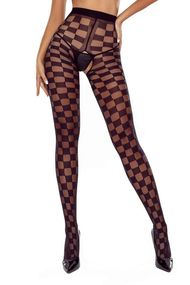 Колготки з вирізом Passion TIOPEN 024 (20 den) Чорний 1/2
