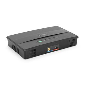 ИБП Green Wave-Ritar EcoPlus8100L-100W для роутеров/коммутаторов/PON/POE, 5V/USB-2A, 12V/8A, 19V/5A, (16000mAh), Black, BOX, Q10