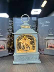 Рождественская ночь Новогодний музыкальный фонарь ночник с подсветкой Xmas 24072D