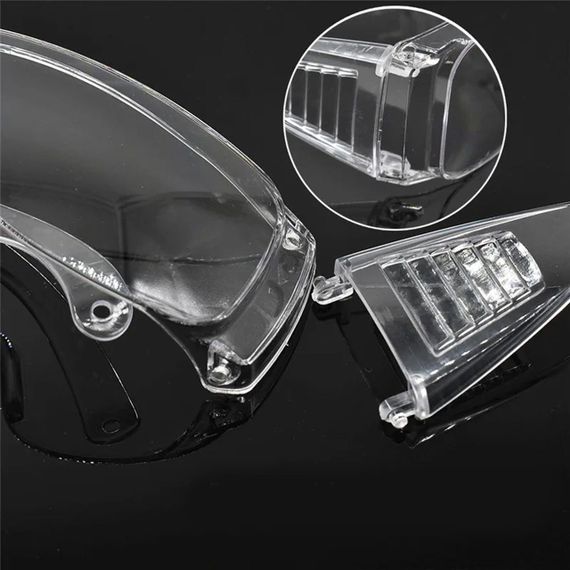 Очки защитные ударопрочные, Прозрачные / Пластиковые очки для защиты глаз открытого типа | Зображення 5