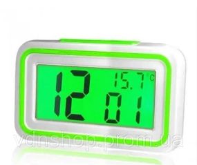 Голосовые часы, будильник UKC KK-9905 TR White/Green