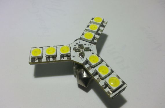 Світлодіодна софитная автолампи, 31mm, FT-1031-9HP3 (Ceramic Substrate) (~130 Lm)