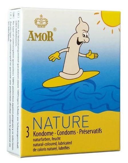 Презервативи - Amor Nature, 3 шт.