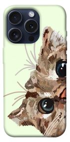 Чохол з картинкою Cat muzzle для Apple iPhone 15 Pro (6.1")