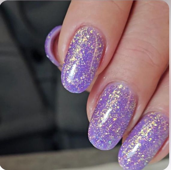 Гель для нарощення Mi YUKI №3 Builder Gel (фіолетовий з пластівцями юккі) 5мл