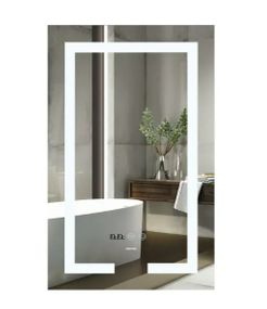 Дзеркало Mixxus Hard MR06-50x80 (годинник, LED-підсвічування, антизапотівання) (MI6011)