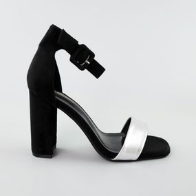 Босоніжки жіночі замшеві 589037 Чорні 36 37 38 39 40