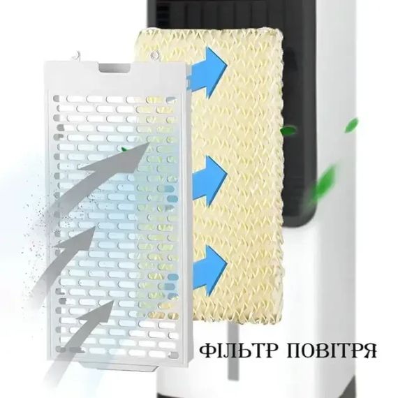 Мобільний кондиціонер 2в1 з обігрівом та охолодженням Domotec 1668 | Зображення 3