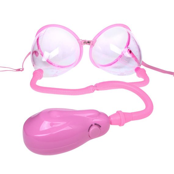 Вакуумная помпа для груди - Breast Pump Enlarge With Twin Cups Vibrating sexstyle | Зображення 3
