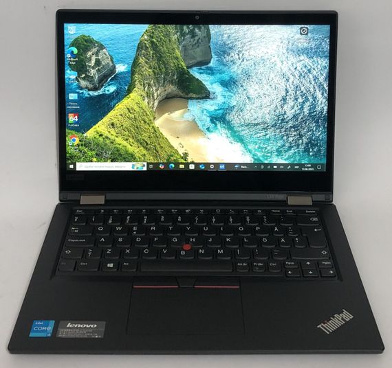 Ультрабук-трансформер Б-класс Lenovo Thinkpad L13 Yoga Gen 2 / 13.3" (1920x1200) IPS Touch / Intel Core i3-1115G4 (2 (4) ядра по 3.0 - 4.1 GHz) / 8 GB DDR4 / 256 GB SSD / UHD Graphics / WebCam / Win 10 Pro б/у | Зображення 1