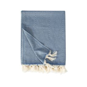 Покривало Barine 9355 Туреччина 135*180 см  Бавовна Синій