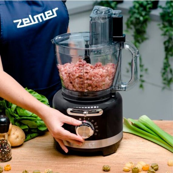 Кухонний комбайн Zelmer ZFP9000B 2000 Вт чорний | Зображення 2