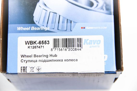 Підшипник маточини передній Renault Trafic/Opel Vivaro 01-03 (+ABS), KAVO PARTS (WBK6553) | Зображення 2