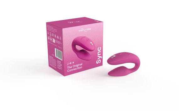 Смарт-вібратор для пар We-Vibe Sync 2 Rose, 10 віброрежимів, пульт ДК | Зображення 7