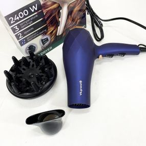 Зручний фен для укладання волосся, Професійний фен з іонізацією і термозахистом практичний MV-86