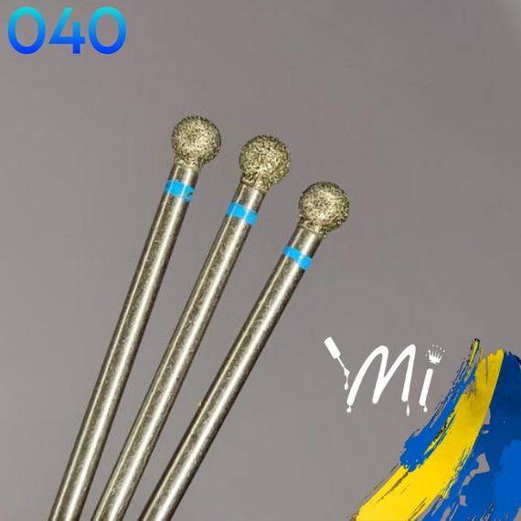 Фреза алмазная Мі шар синяя 4,0 мм