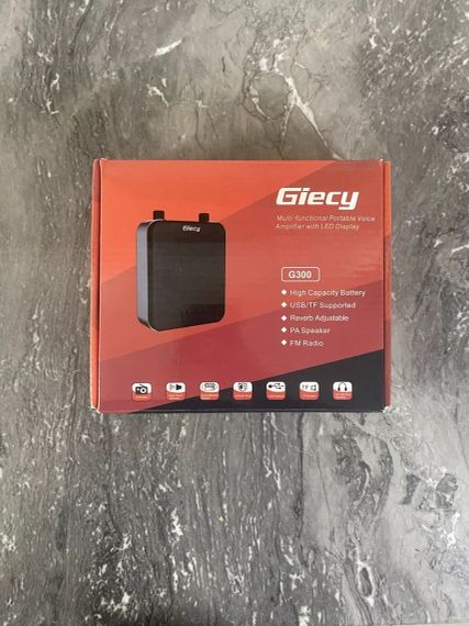 Портативний голосовий підсилювач Giecy G300 Bluetooth – 30 Вт, акумулятор 2800 мАг, система PA