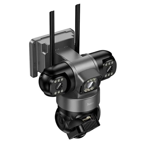 Камера відеоспостереження Hoco DI95 outdoor Black | Зображення 1