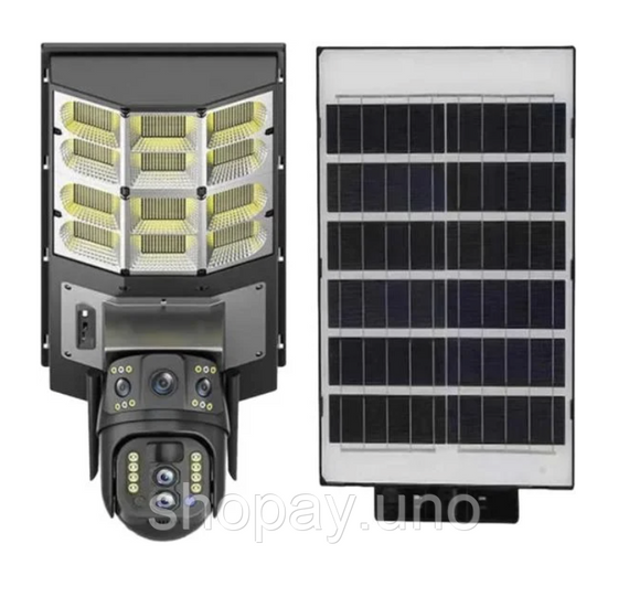 Уличная PTZ камера видеонаблюдения с LED-лампой и солнечной панелью SPM-XA01