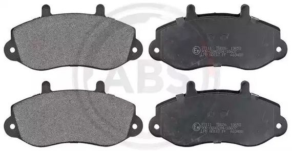 Колодки передні гальмівні Master/Movano 98- (R15) (37111) ABS | Зображення 1