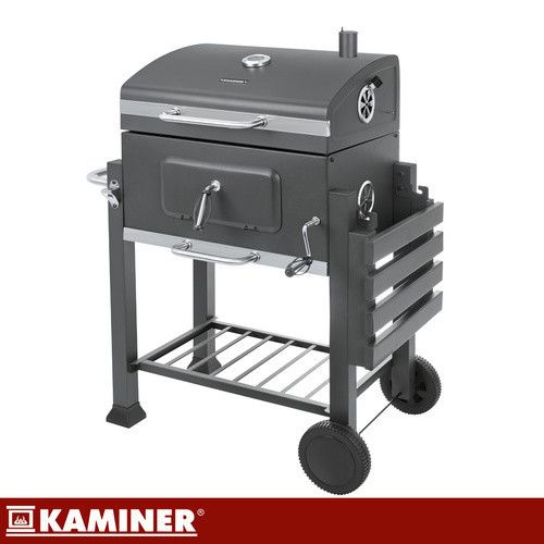 Мангал-гриль садовий з кришкою 114х67х120 см Kaminer 27318 | Зображення 2