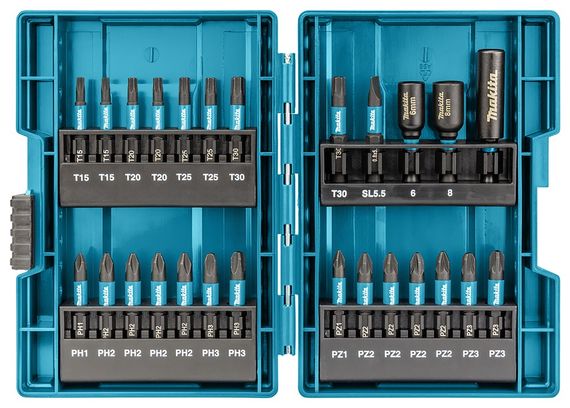 Набор бит торсионных 90 шт Makita Impact Black E-03109 | Зображення 1