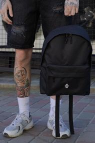 Повсякденний рюкзак шкільний Without Compact з принтом BadHair Black