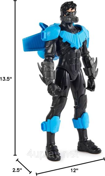 Оригинал DC Comics Batman Adventures Nightwing Бэтмен 30 см игровая фигурка Найтвинг с комплектом брони | Зображення 6