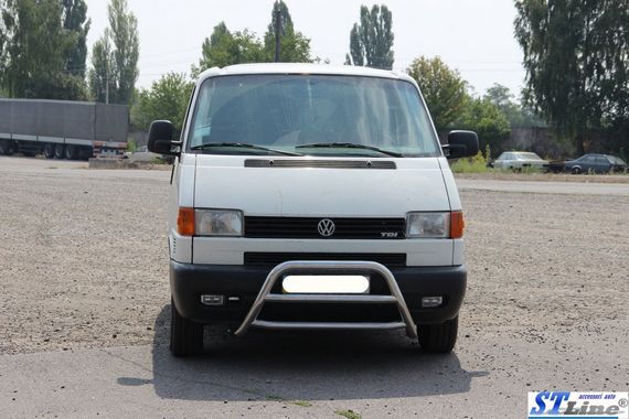 Кенгурятник WT022 (нерж) для Volkswagen T4 Caravelle/Multivan | Зображення 1