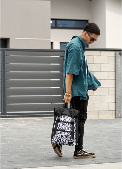 Чоловічий рюкзак Sambag ROLLTOP ZARD GRAPHITY 41 х 30 х 16 см (24238715m) | Зображення 7