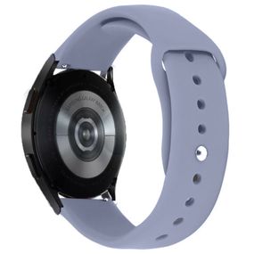 Силіконовий ремінець Sport для Smart Watch 20mm Сірий/Lavender Gray