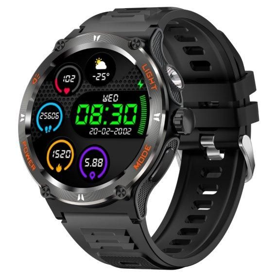 Smart Advanture Steel Black з компасом, 2 ремешка | Зображення 1