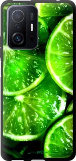 Чохол на Xiaomi 11T Зелені часточки лимона "852b-2487-2448"