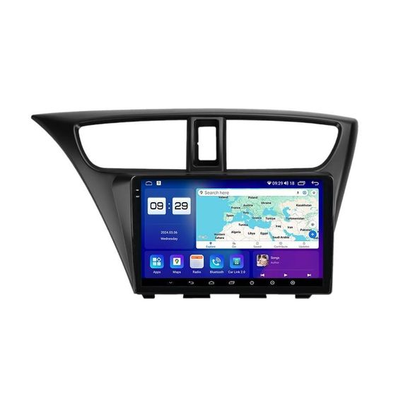 Штатна магнітола серії Mekede M200S 2K під Honda Civic Hatchback 2012-2017 9 дюймів